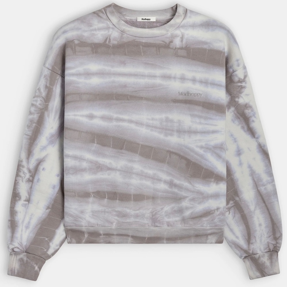 MadHappy Limited Heritage Grey Tie Dye Crewneck